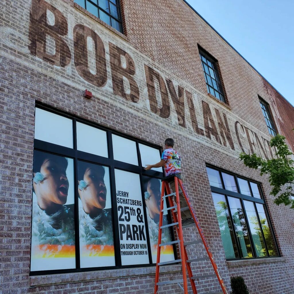 Exterior Window Graphics - Bob Dylan Center