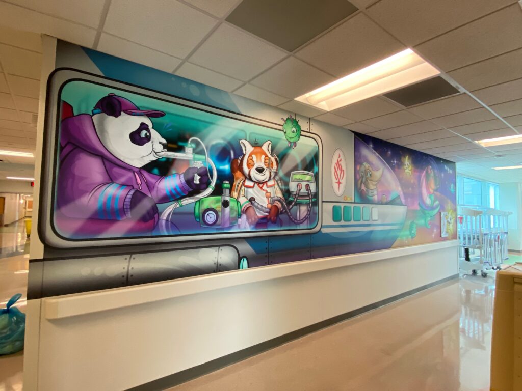 St. Francis Children's Hospital Wall Mural