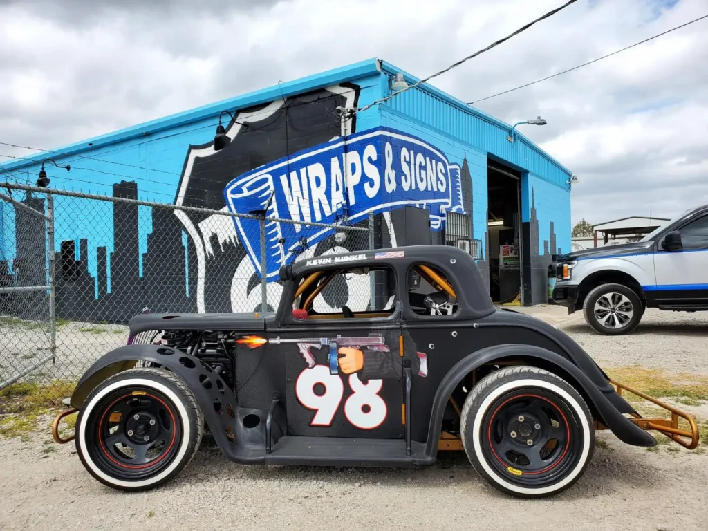 Race Car Custom Graphics and Wrap Tulsa