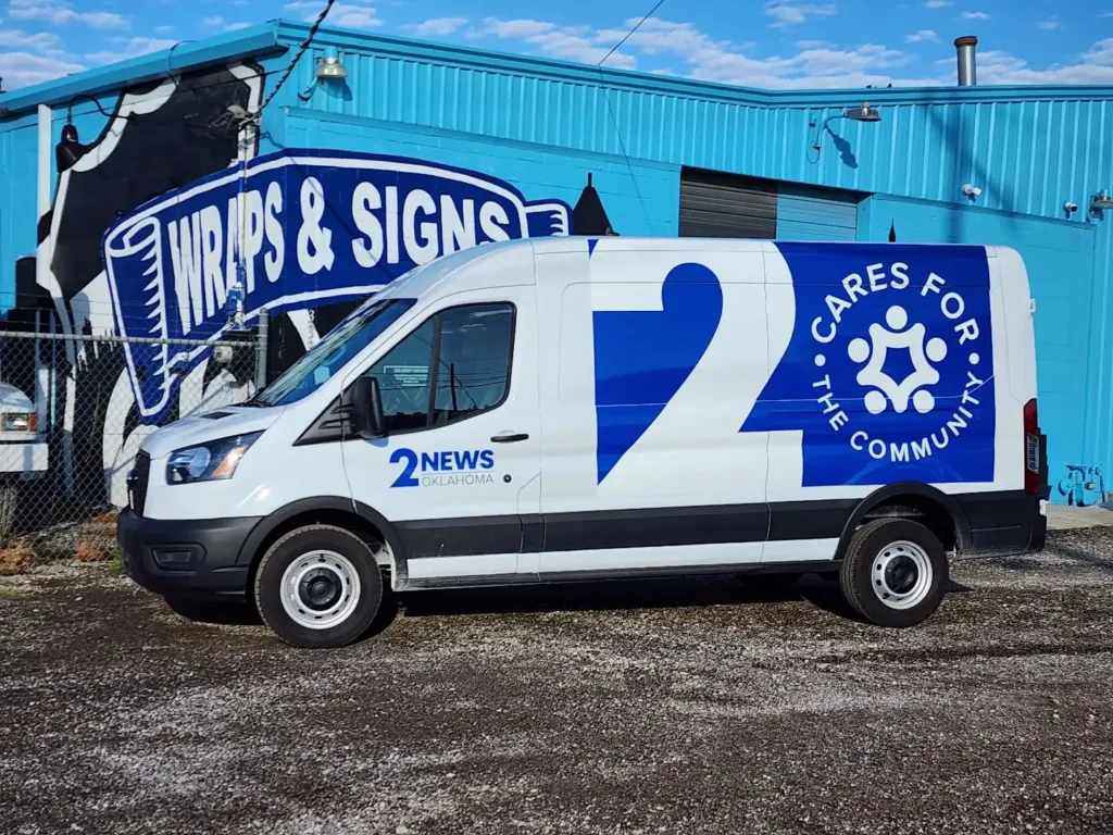 Ford Transit Van - partial wrap - Channel 2