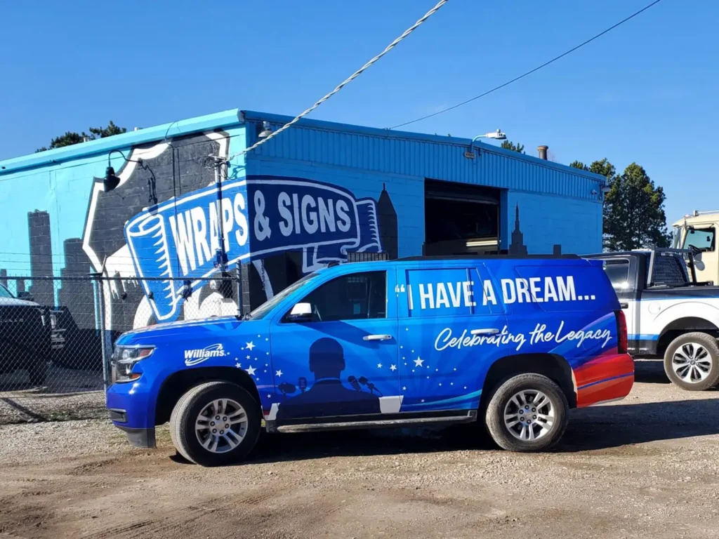 Full Custom SUV Wrap and Design - Williams Tulsa